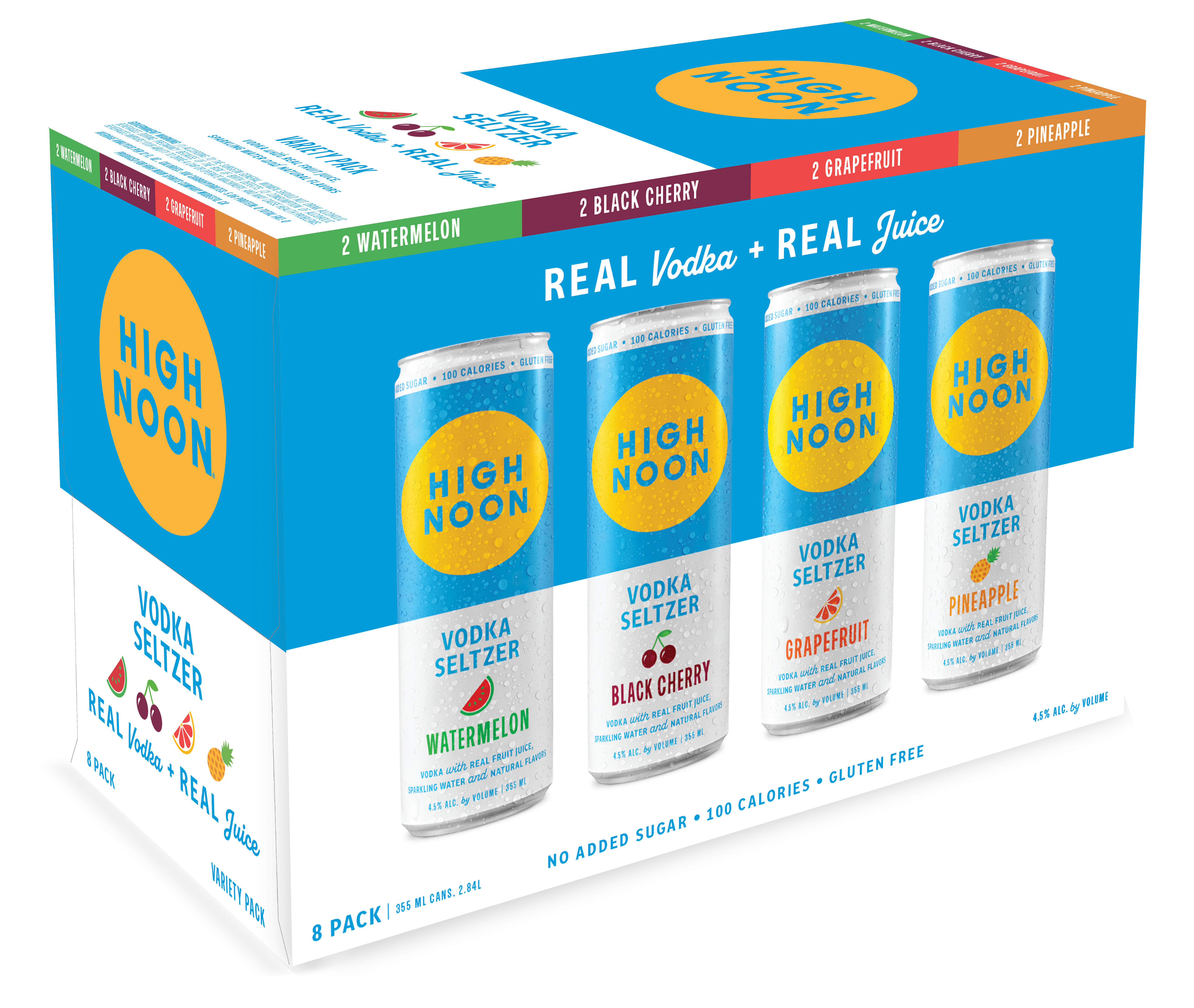 High Noon Vodka Seltzer 8pk Cans