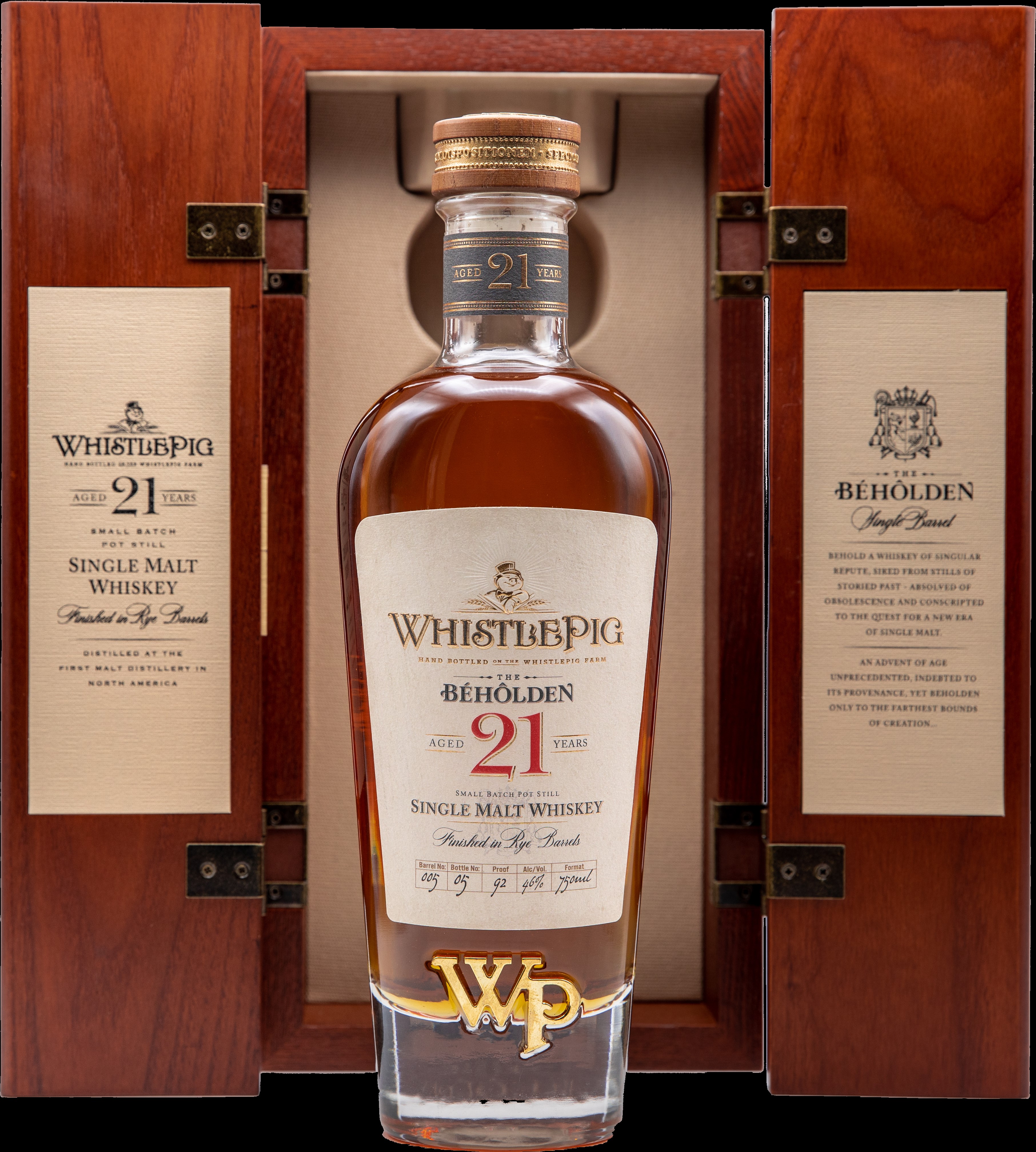 Whistlepig Beholden 21yr Single Malt