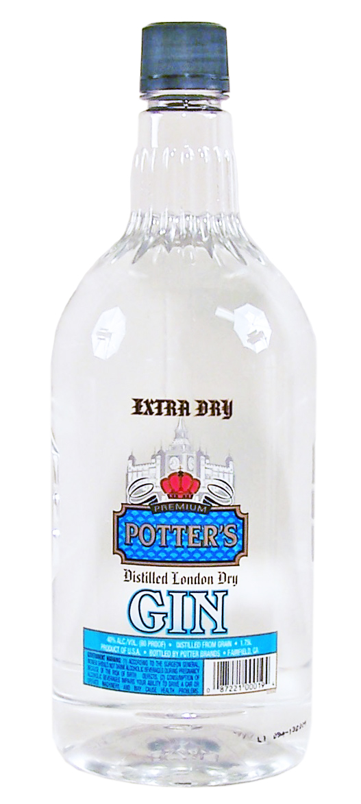 Potter's Dry Gin (Plastic)