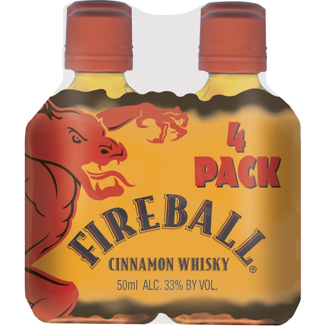 Fireball Cinnamon Whisky 4-50ml