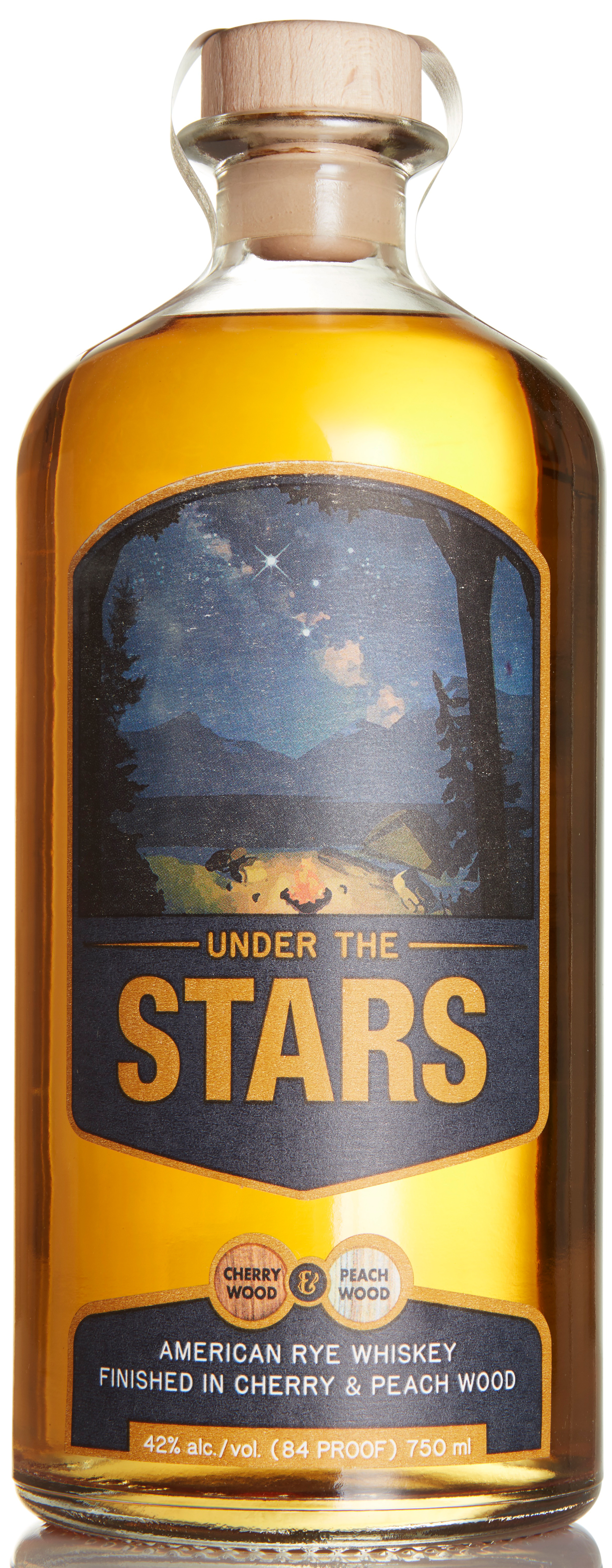 Black Rock Stars Rye Bourbon Whiskey (Local - ID)