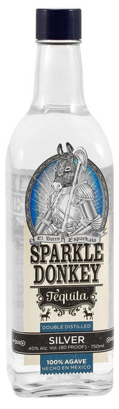 Sparkle Donkey Silver Tequila