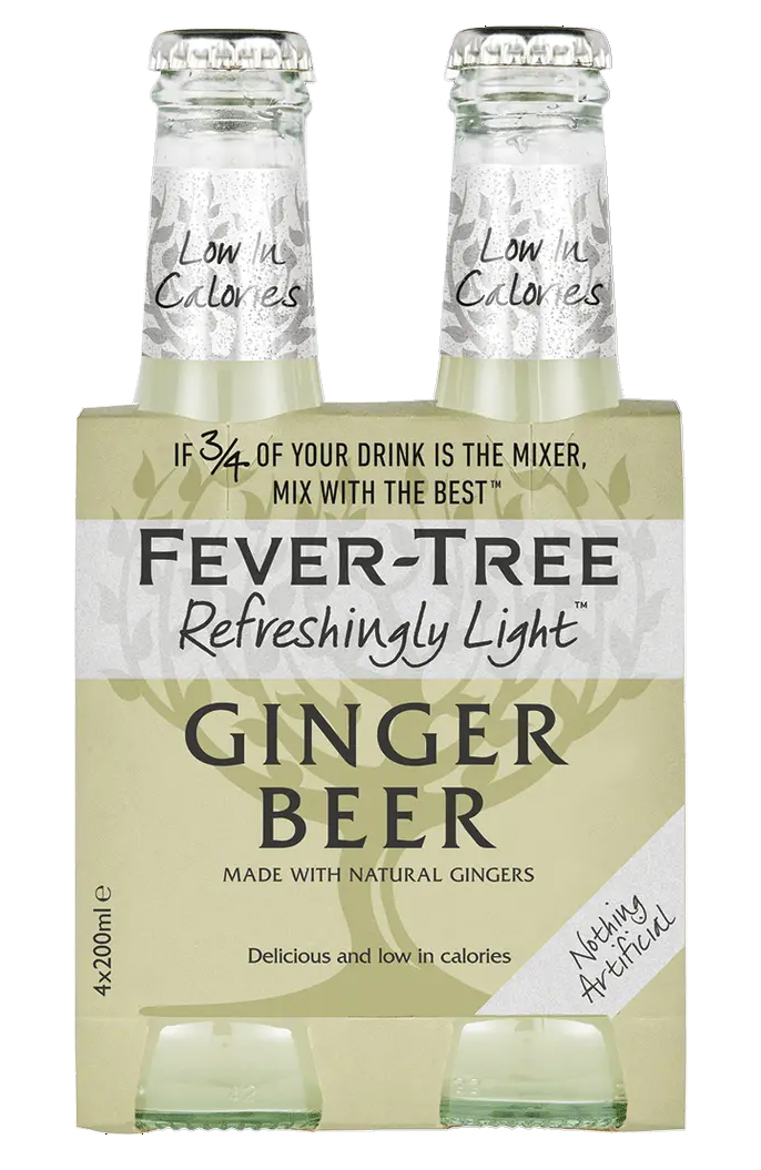 Fever-Tree Light Ginger Beer 4pk