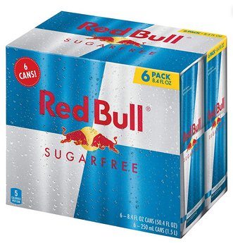 Red Bull Sugar Free 6pk Cans