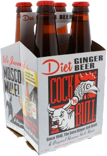 Cock & Bull Diet Ginger Beer 4pk